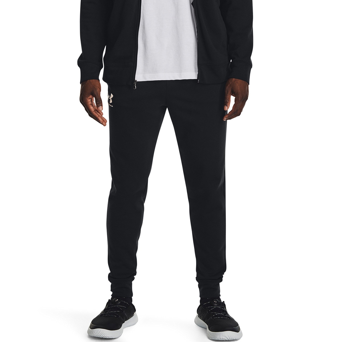 Calças de Homem Rival Terry Jogger Preto-1