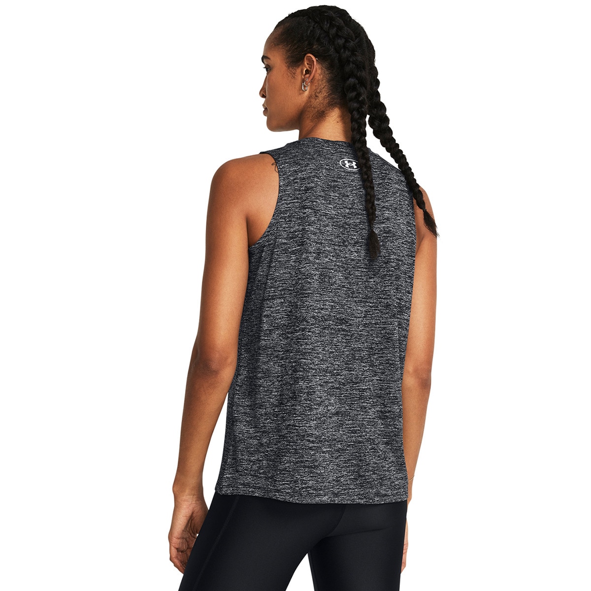 T-shirt de Mulher Tech™ Twist Preto / Branco-2