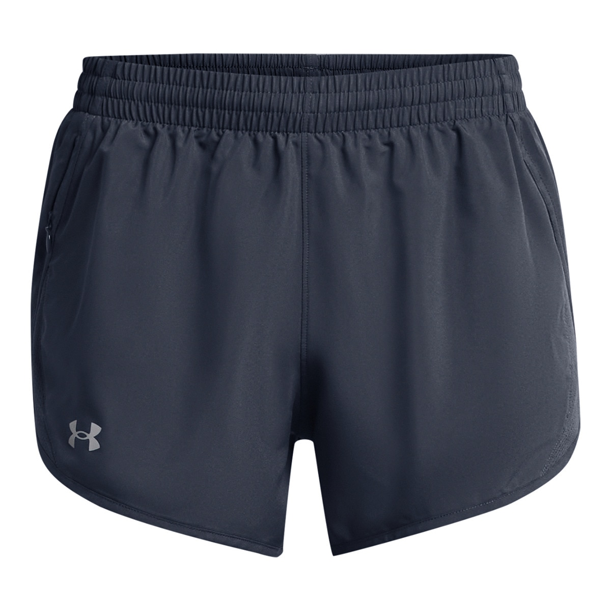 Calções de Mulher UA Fly By 3'' Shorts Cinzento-5