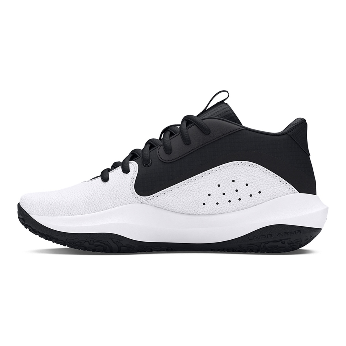 Sapatilhas de Basquetebol de Criança UA GS Lockdown 7 Branco-4