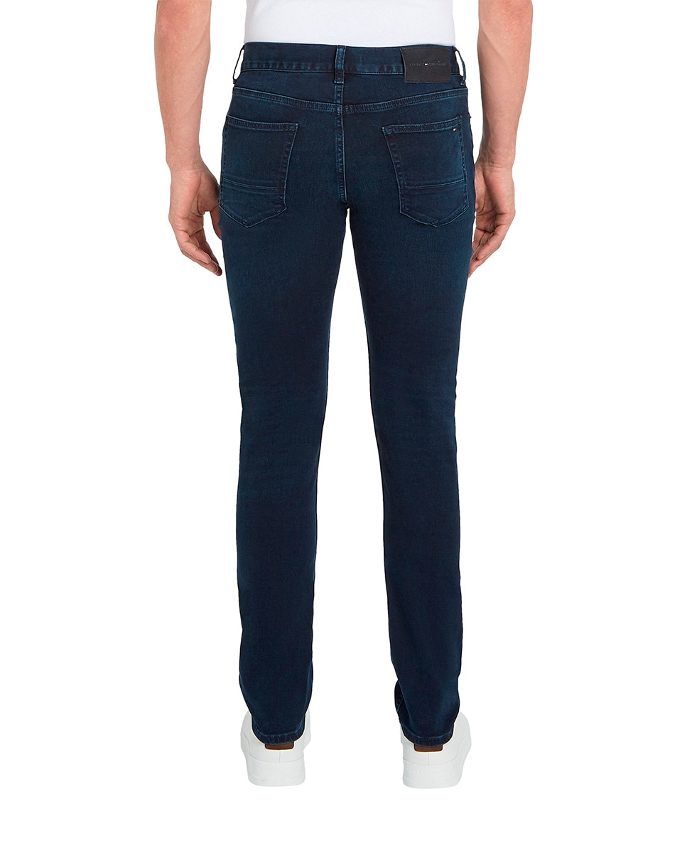 Jeans de Corte Slim Azul-marinho-2