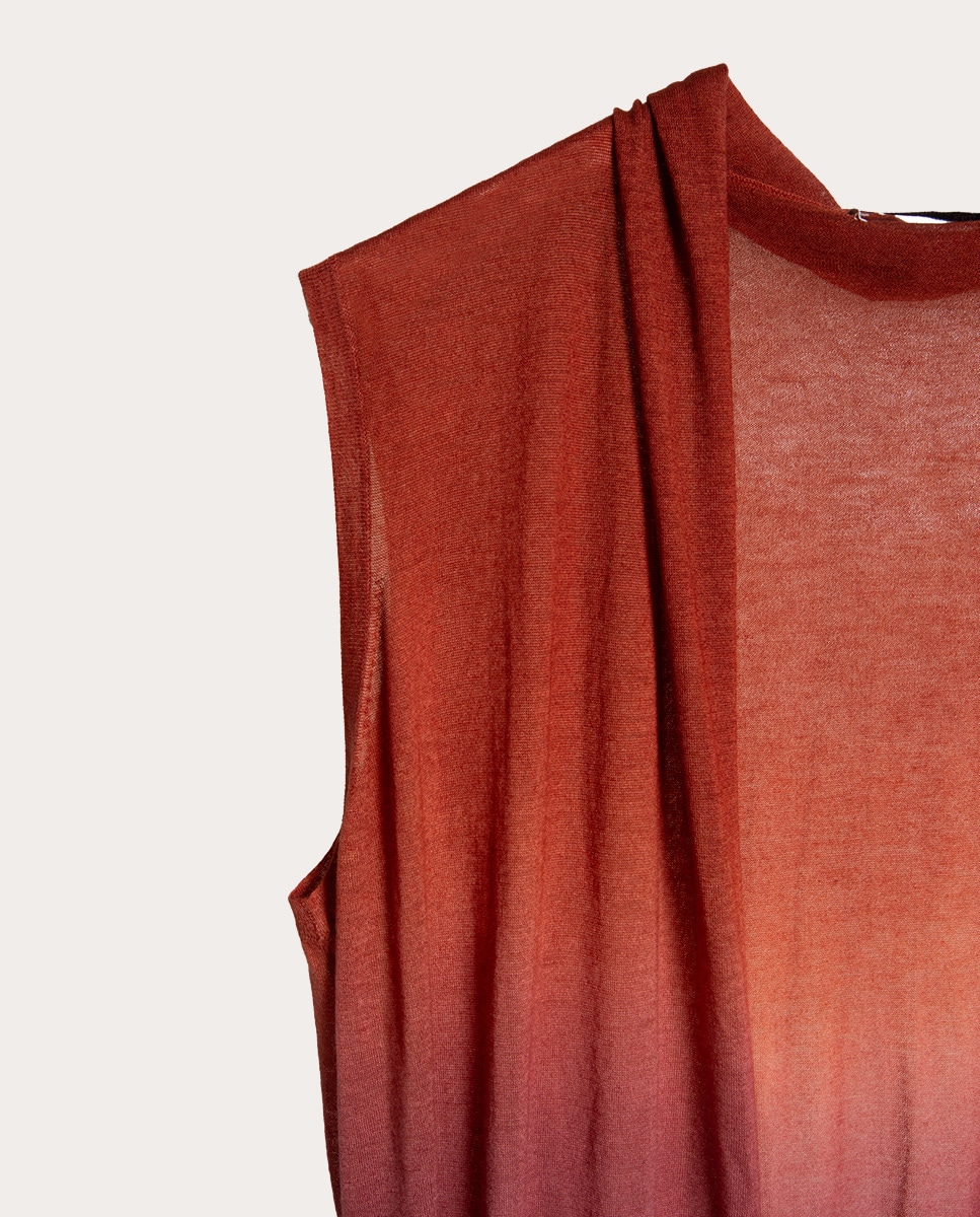 Capa de cashmere Rosa-2