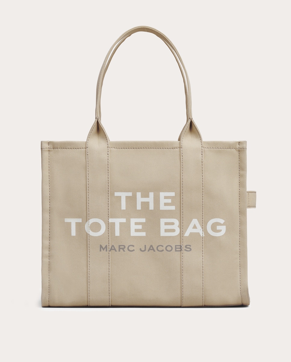 Mala Shopper Large Tipo Tote de Algodão Bege-1