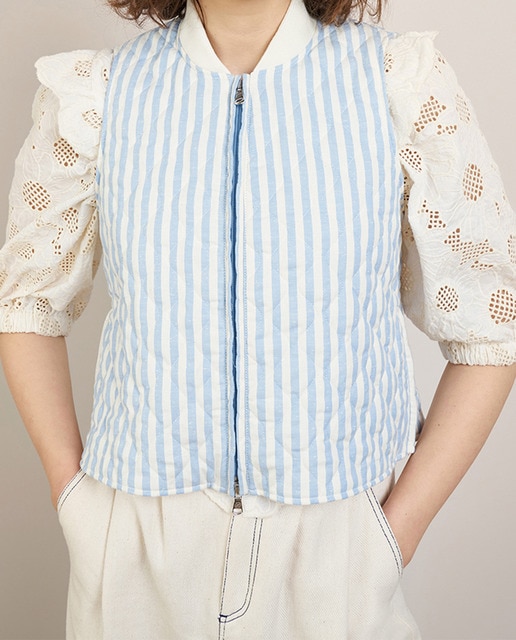 Imagen 0 de Chaleco de mujer acolchado cropped