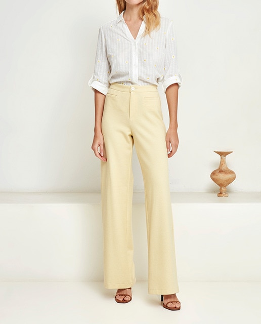 Imagen 0 de Pantalón de mujer recto con cinturilla