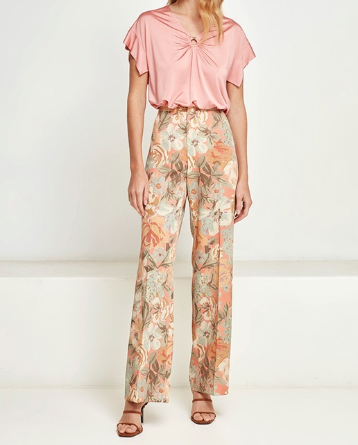 Imagen 0 de Pantalón de mujer recto floral