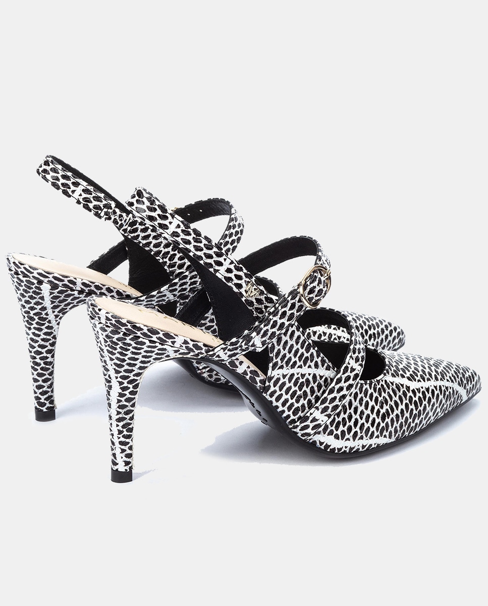 Slingback com Correias Eva Preto-3