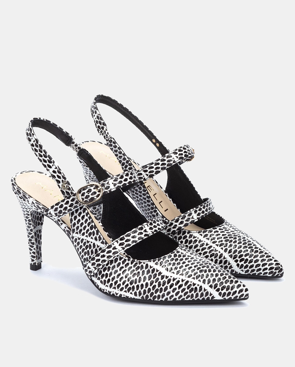 Slingback com Correias Eva Preto-2