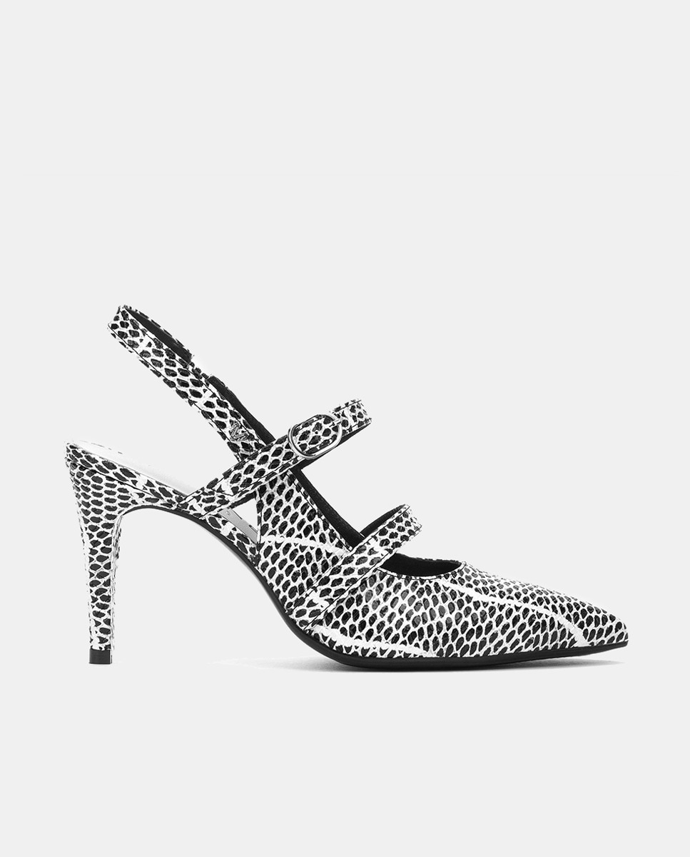 Slingback com Correias Eva Preto-1