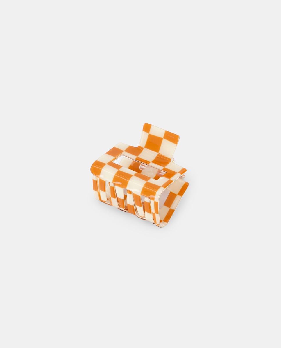 Mola Quadrada aos Quadrados - 5 cm Laranja-1