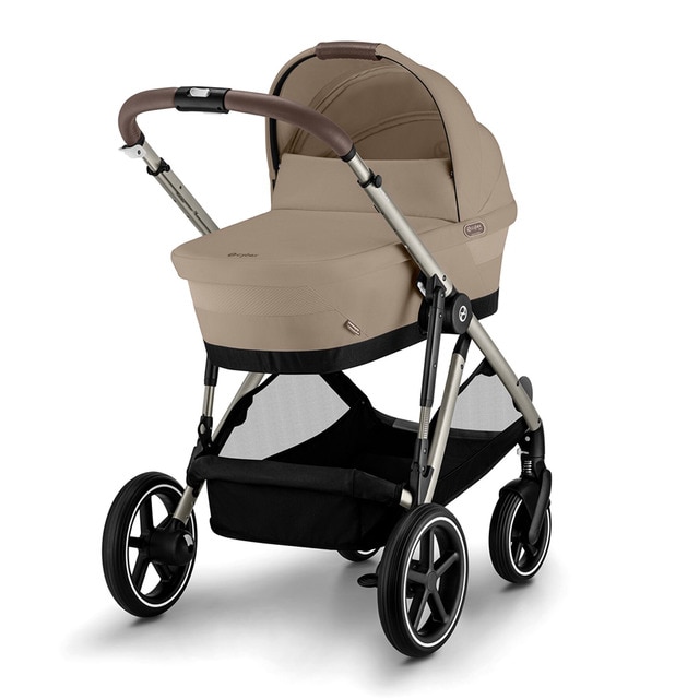 Imagen 0 de Carro de bebé gemelar Gazelle S con capazo en Almond Beige.