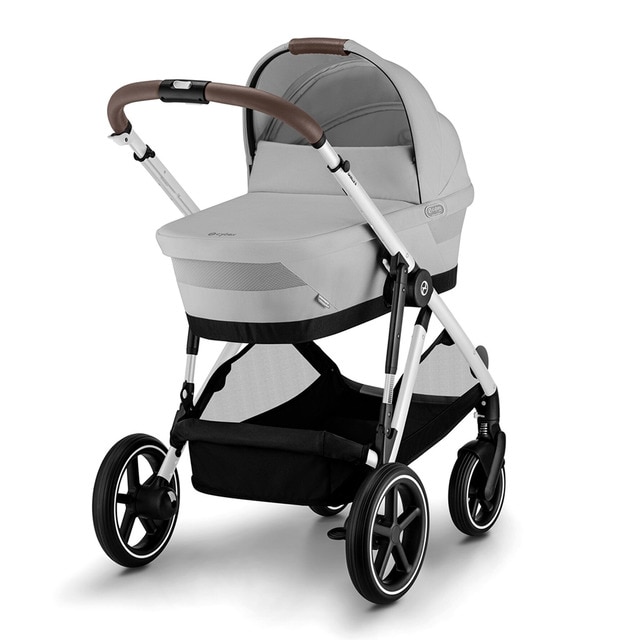 Imagen 0 de Carro de bebé gemelar Gazelle S con capazo en Stone Grey.