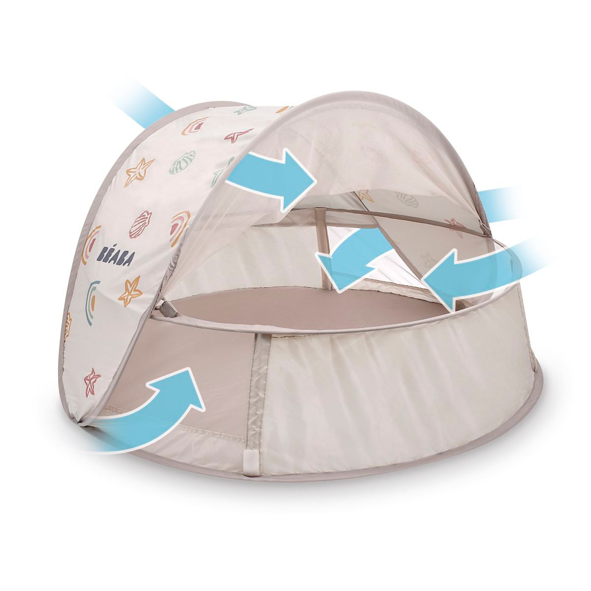 Tenda Anti-UV BreezyNest Bege areia-2