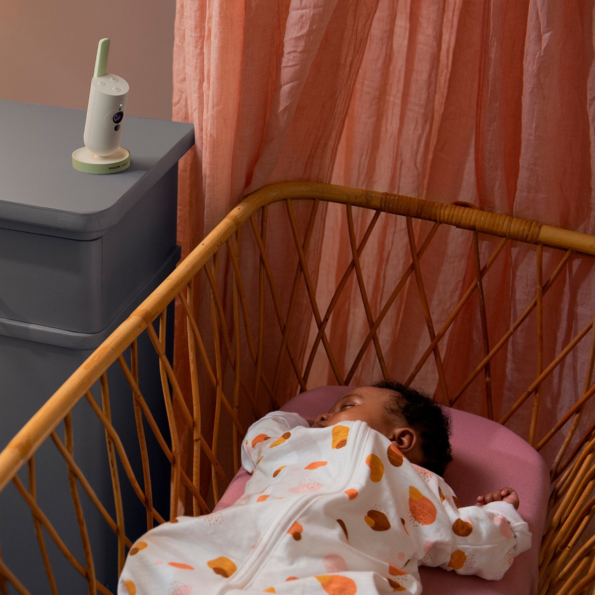 Imagen 0 de Vigilabebés Philips Avent cámara conectada con app Baby monitor Nácar