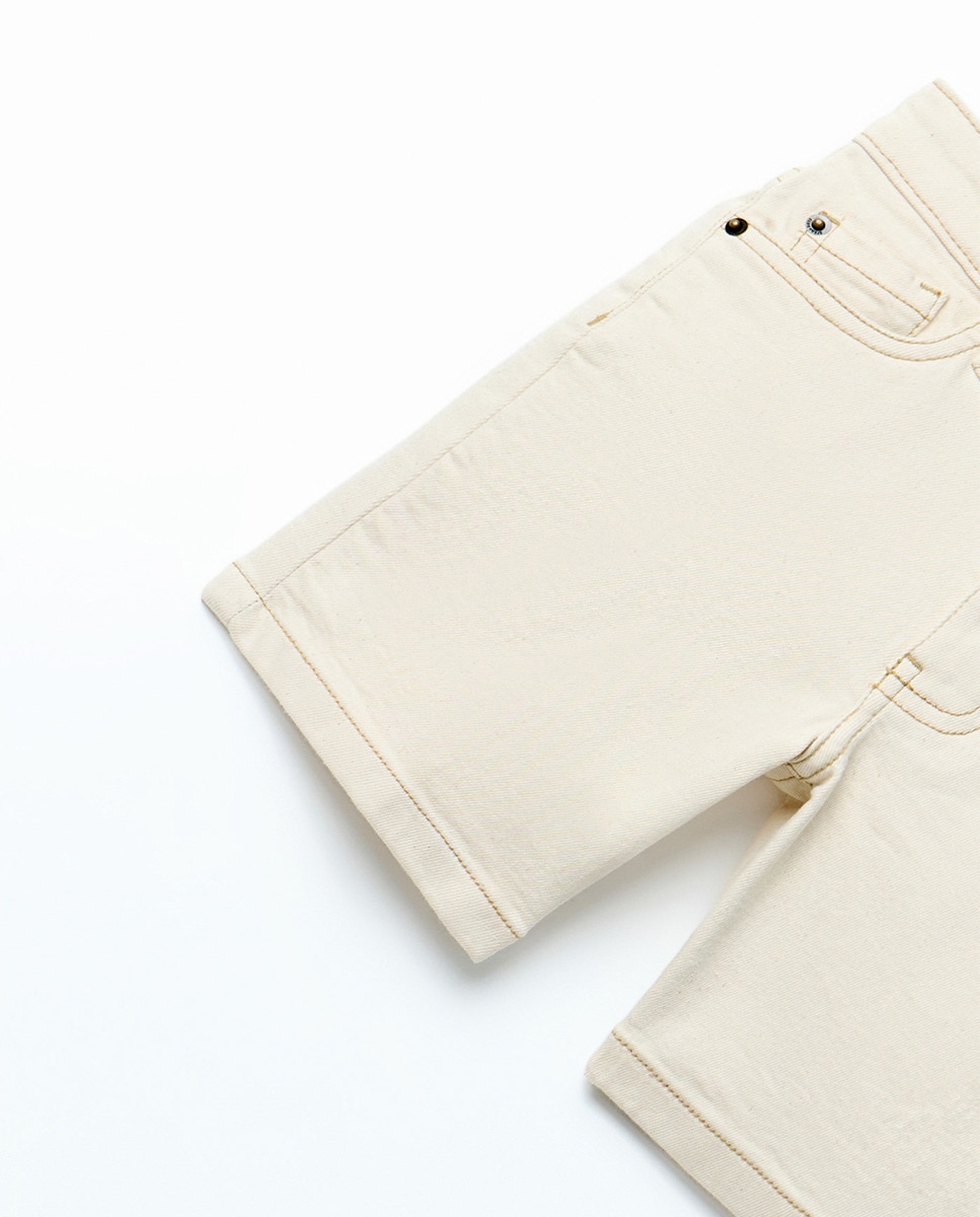 Bermudas de Ganga Coloridas Cru-3