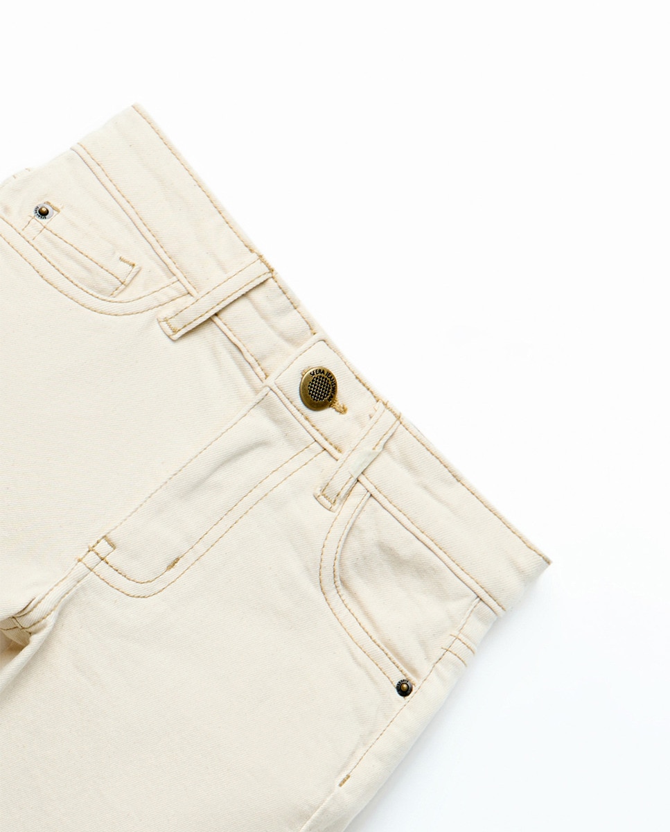 Bermudas de Ganga Coloridas Cru-2