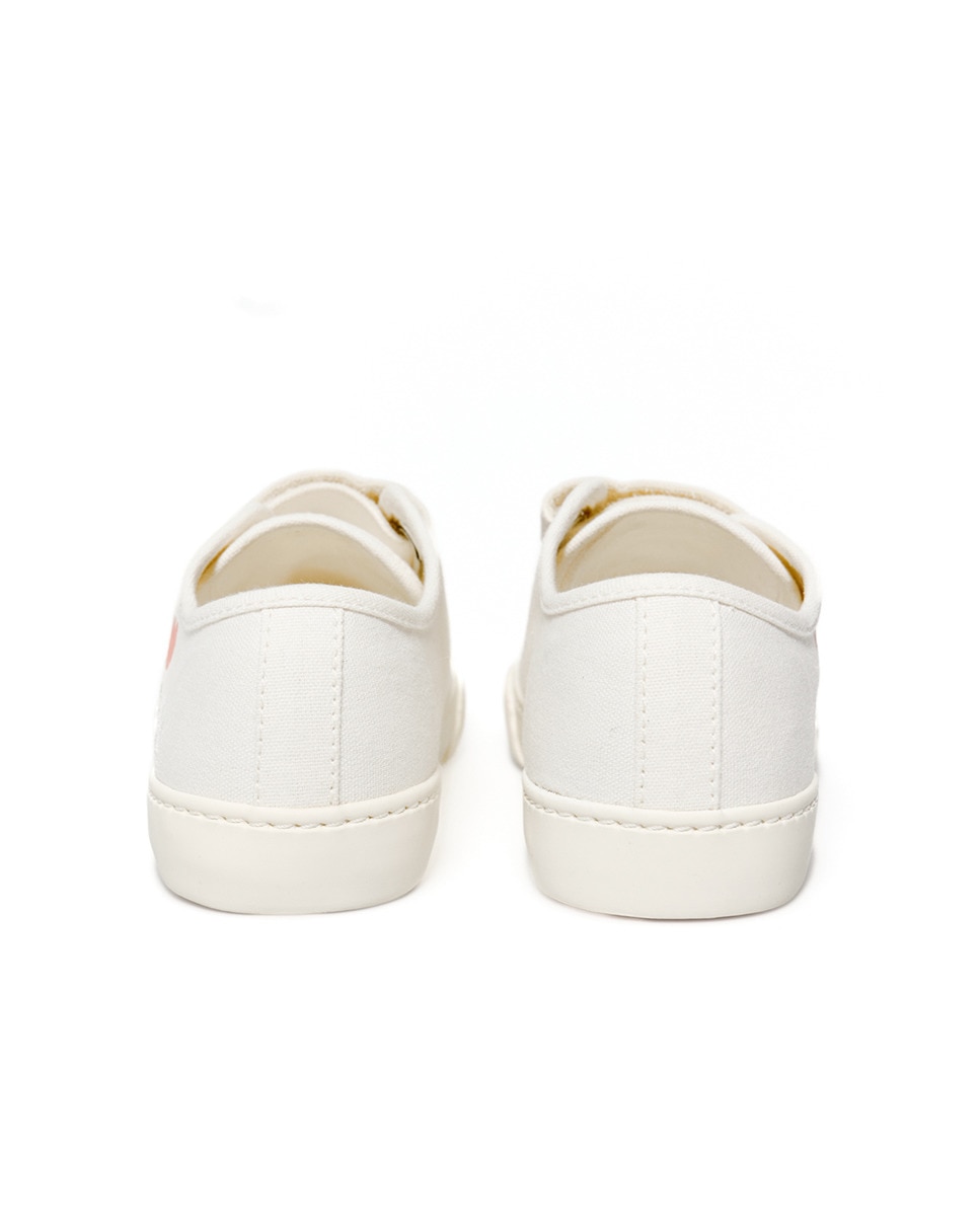 Sapatilhas de Lona com Estampado Floral Cru-9