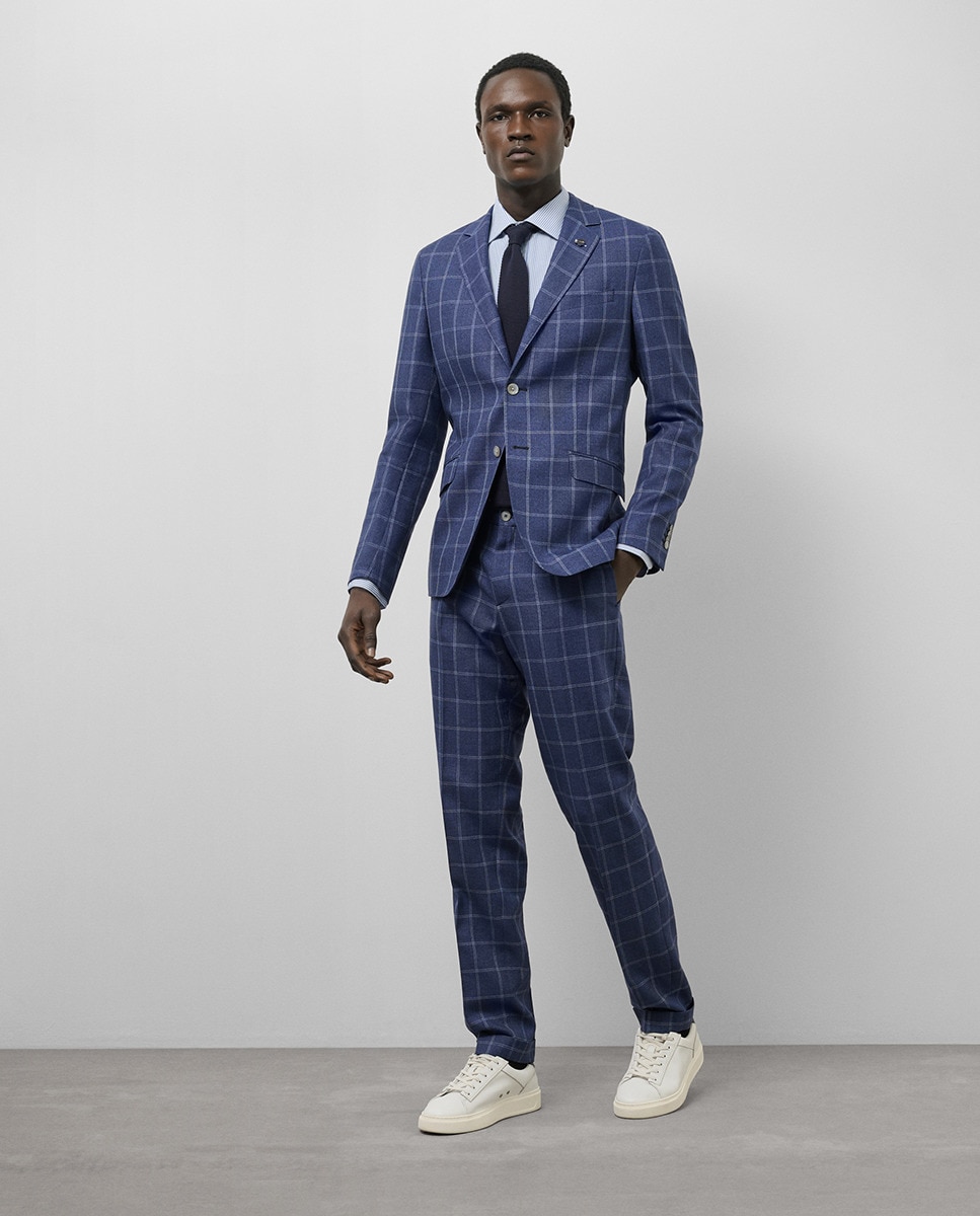 Cuadros Pantalon De Vestir Gris Y Camisa Azul Outfit Pantalon Gris