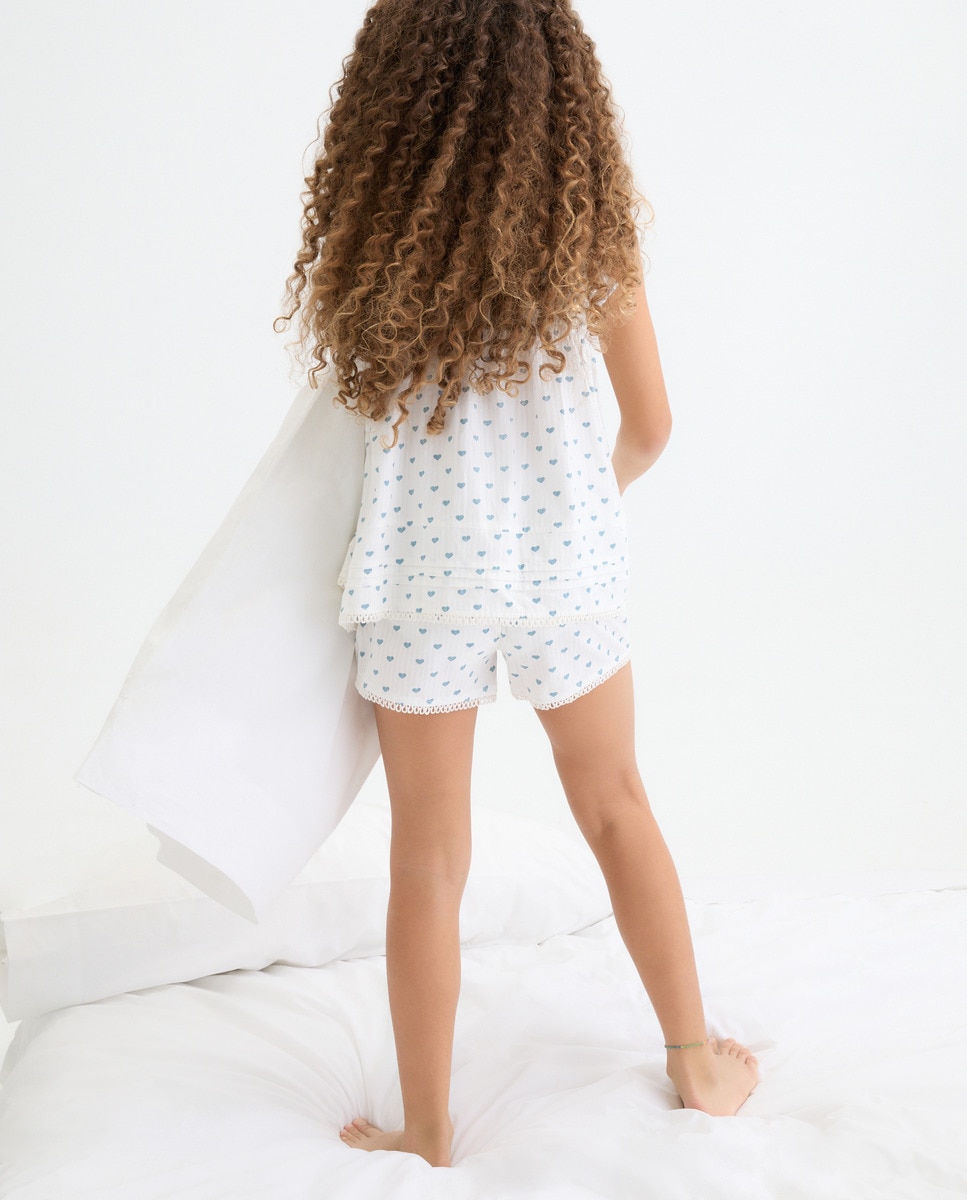 Pijama Curto Azul-marinho-3