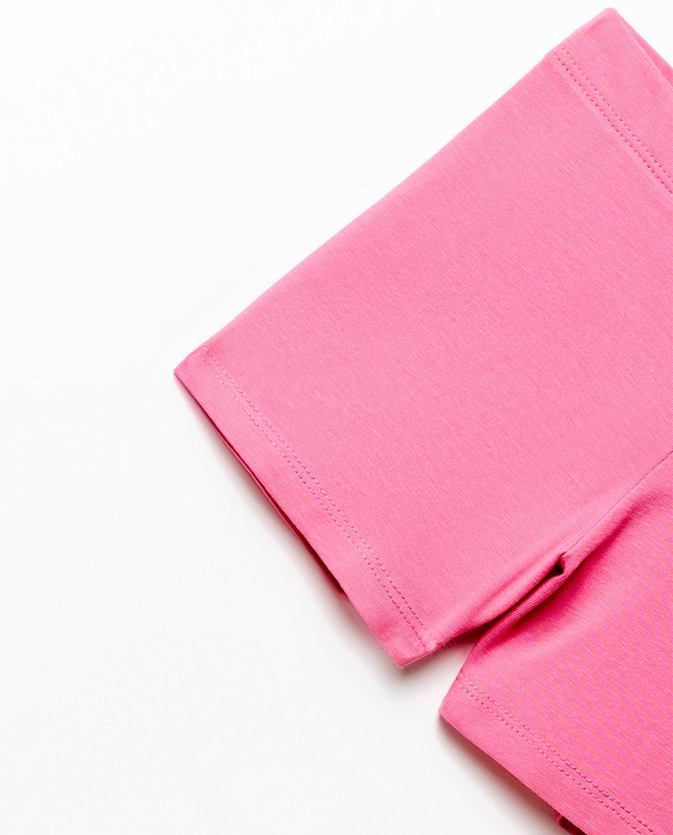 Calções Tipo Leggings Rosa-3