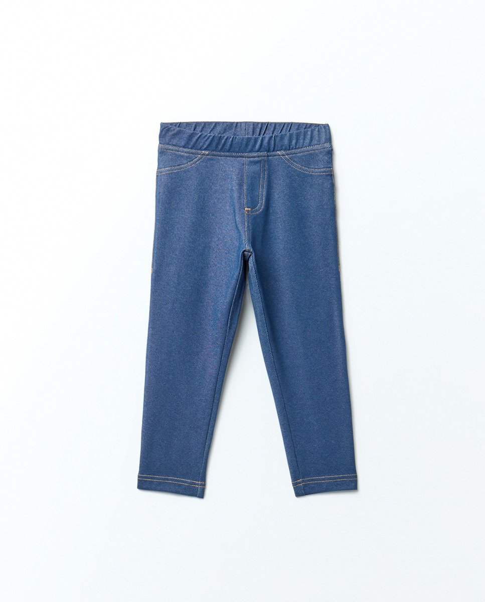 Leggings Denim Knit Azul-1