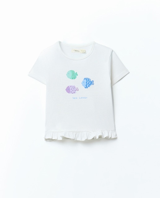 Imagen 0 de Camiseta pececitos volante