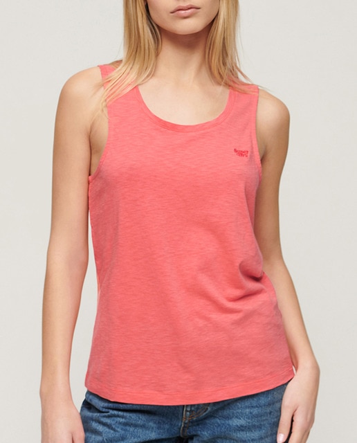 Imagen 0 de Camiseta de mujer sin mangas con escote amplio redondo