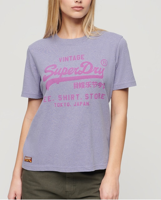 Imagen 0 de Camiseta de mujer de corte relajado Heritage con logo vintage