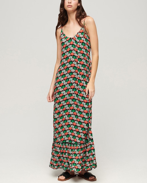 Imagen 0 de Vestido largo de playa de tirantes