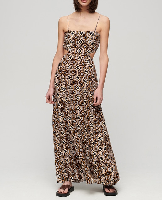 Imagen 0 de Vestido maxi con espalda abierta