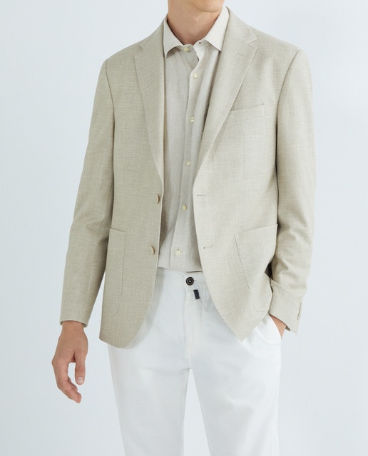 Imagen 0 de Americana cotton lino de hombre