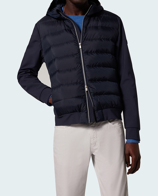 Imagen 0 de Cazadora deportiva mix softshell plumas de hombre