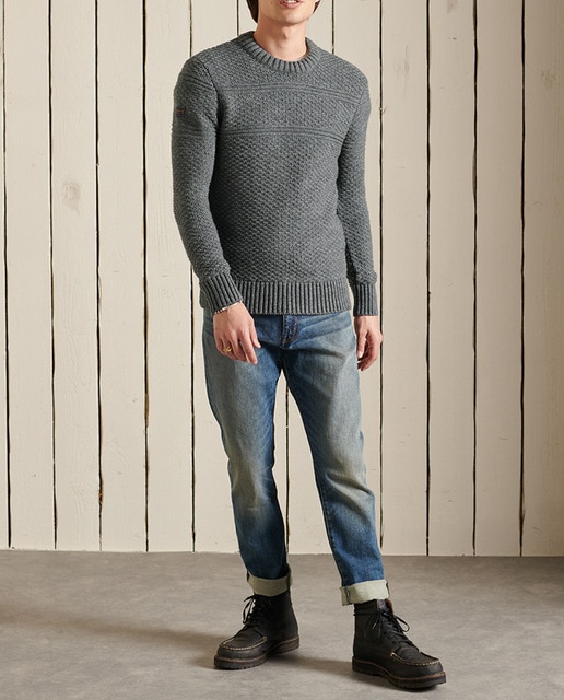 Imagen 0 de Jersey de hombre en punto trenzado Jacob