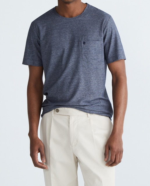 Imagen 0 de Camiseta básica con bolsillo lightness de hombre