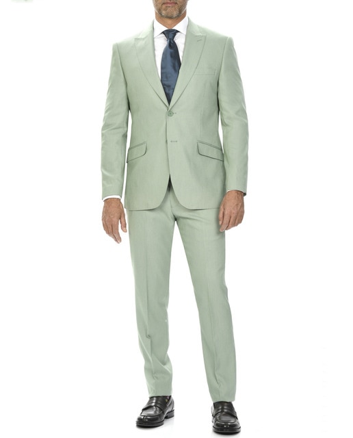Imagen 0 de Traje de hombre slim solapa pico