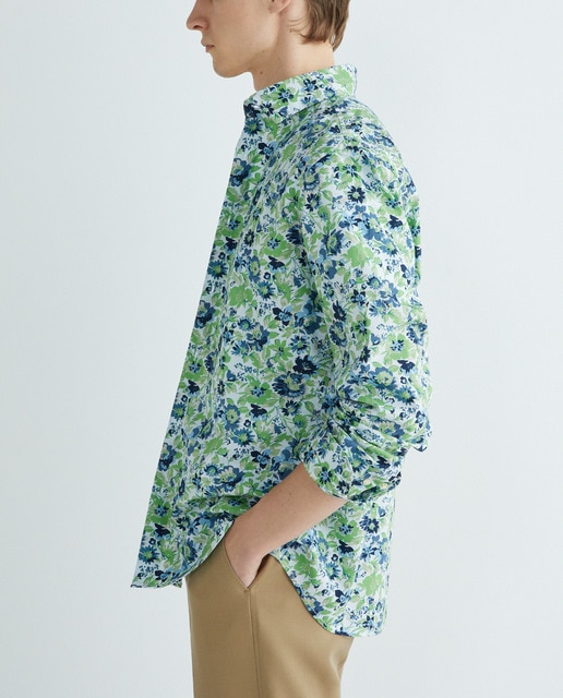 Imagen 0 de Camisa m/l sin bolsillo cuello kent flores de hombre