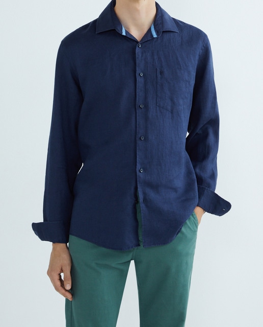 Imagen 0 de Camisa m/l lino de hombre