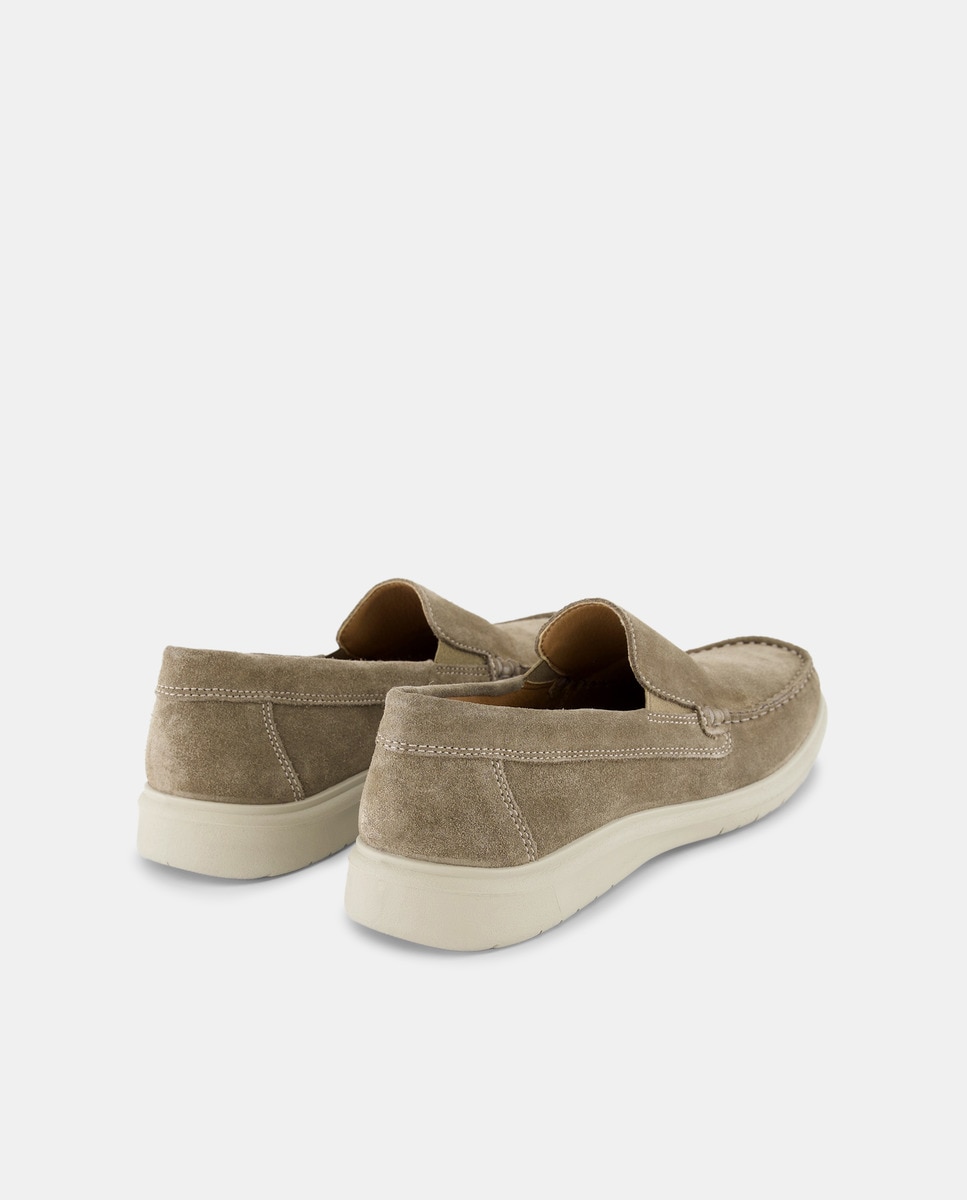 Mocassins Lisos Taupe-3