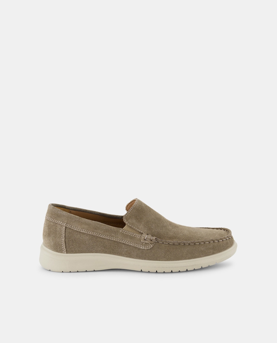 Mocassins Lisos Taupe-1