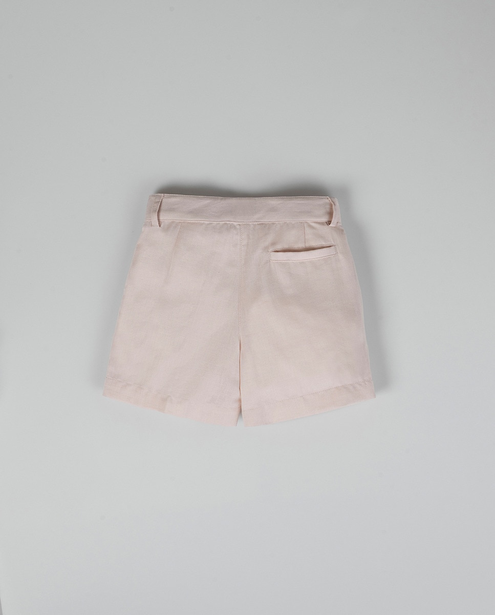 Bermudas de Cerimónia Bege-2