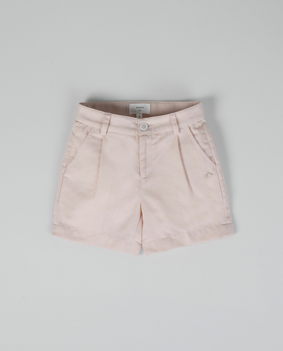 Bermudas de Cerimónia Bege-1
