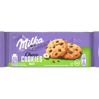 Bolachas de Chocolate e Avelã embalagem 135 g - Milka