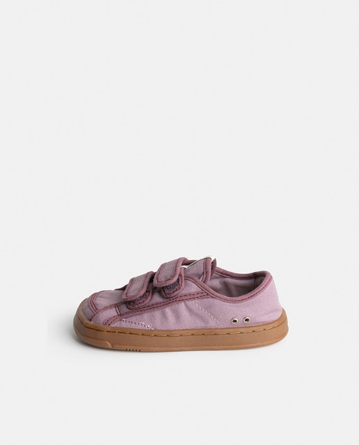 Imagen 0 de Zapatillas para niño/a en canvas de algodón y suela plana sin drop