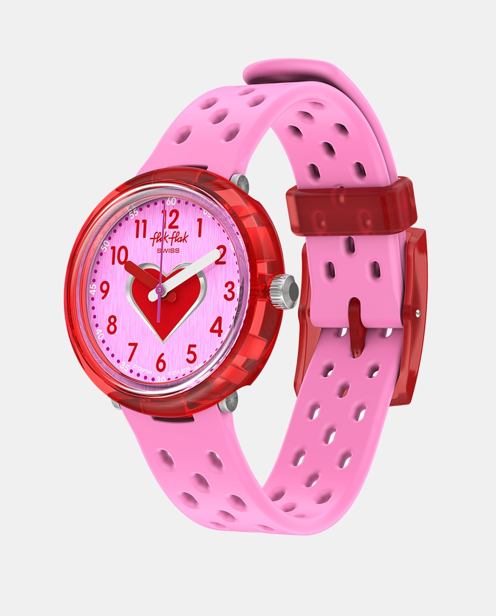 Imagem 0 de Relógio Unissexo Bubbly Hours FCNP004 Bio de PET - Rosa