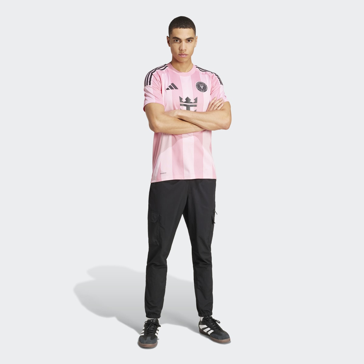 T-shirt de Homem 1.º Equipamento Inter Miami CF 2025 Messi Rosa-6