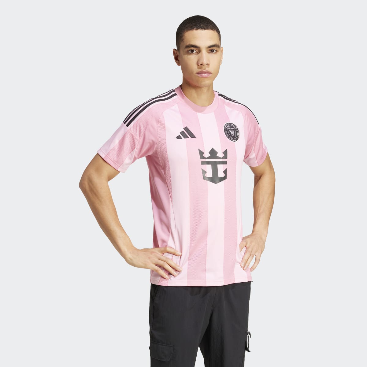 T-shirt de Homem 1.º Equipamento Inter Miami CF 2025 Messi Rosa-1