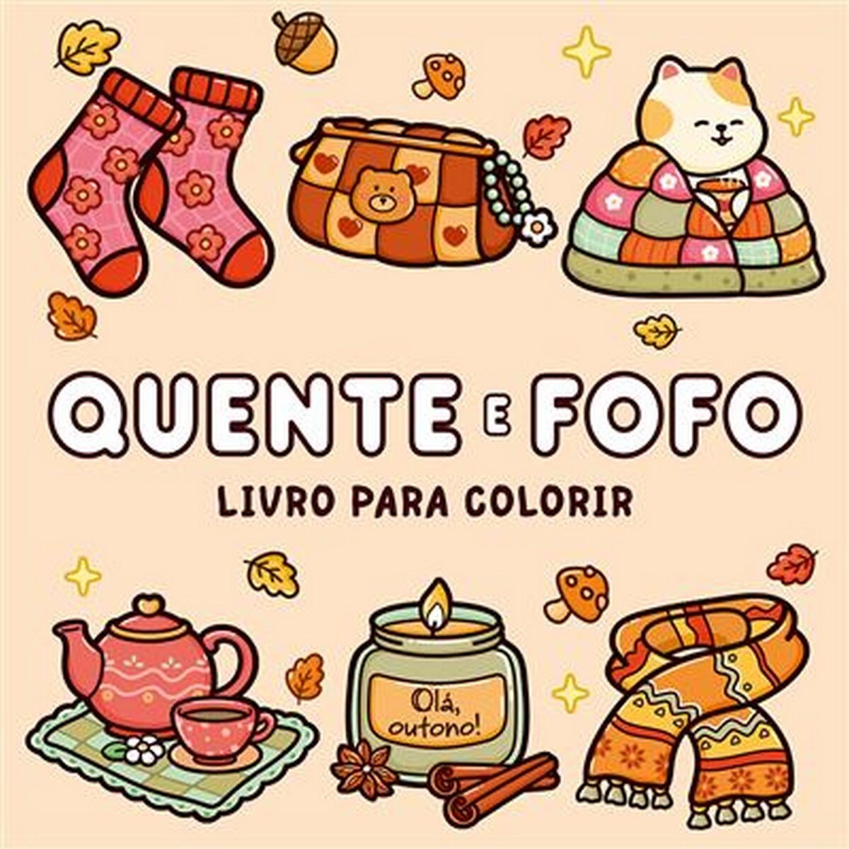 Quente e Fofo - Livro para Colorir 1