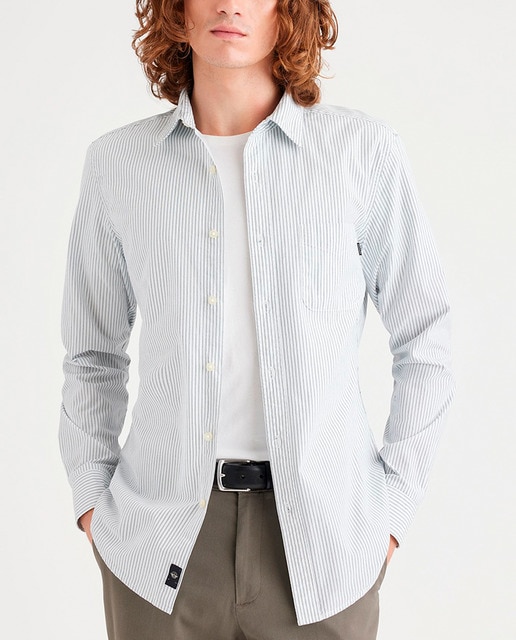 Imagen 0 de Camisa de hombre de manga larga slim fit