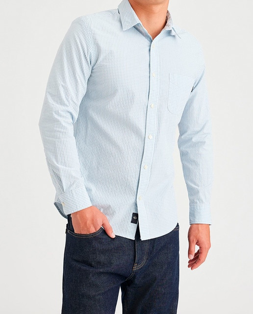 Imagen 0 de Camisa de hombre de manga larga slim fit