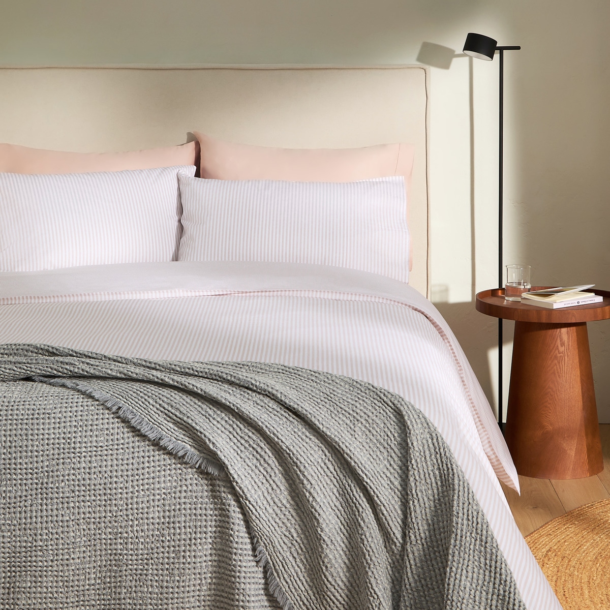 Juego de funda nórdica reversible algodón Martin El Corte Inglés Rosa-1